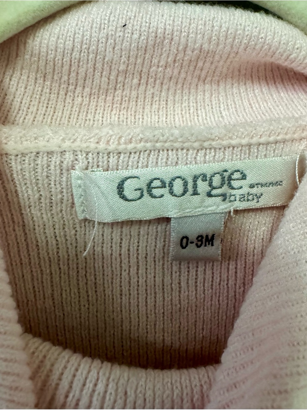 George Baby Pink Knit Top & Ribbed Pants Set - Picture 3 of 3